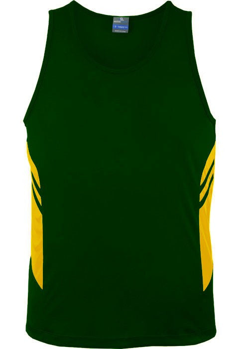 Tasman men’s singlet (Dark) - Workwear Warehouse