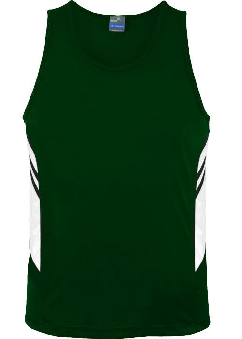 Tasman men’s singlet (Dark) - Workwear Warehouse