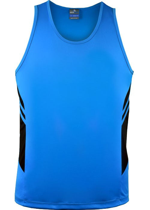 Tasman men’s singlet (Bright) - Workwear Warehouse