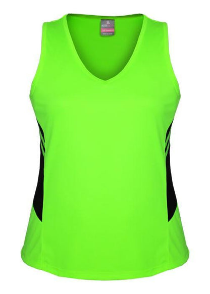 AP Ladies Tasman Singlet (Neon Colours) - Workwear Warehouse