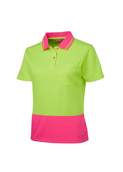JBS Ladies Hi Vis s/s Comfort Polo - Workwear Warehouse