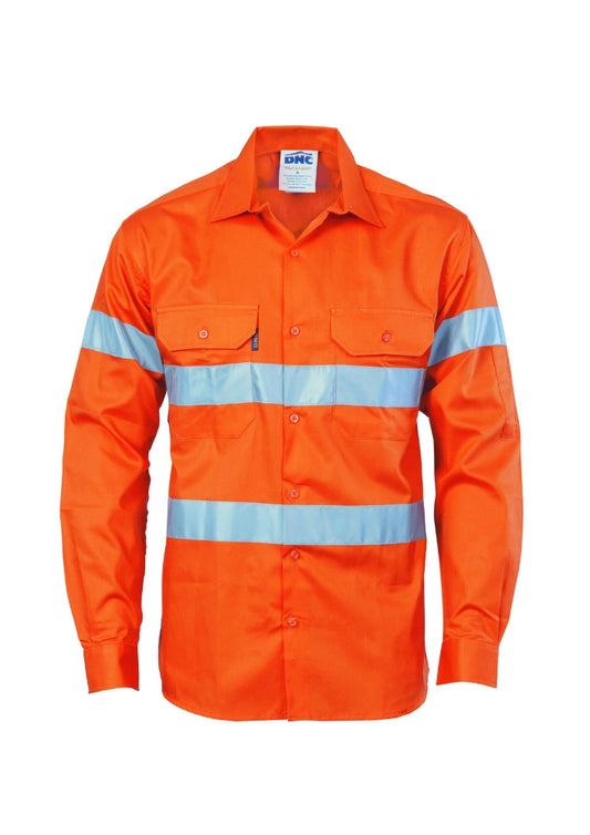 DNC Hi Vis (D&N) Drill Shirt - Workwear Warehouse