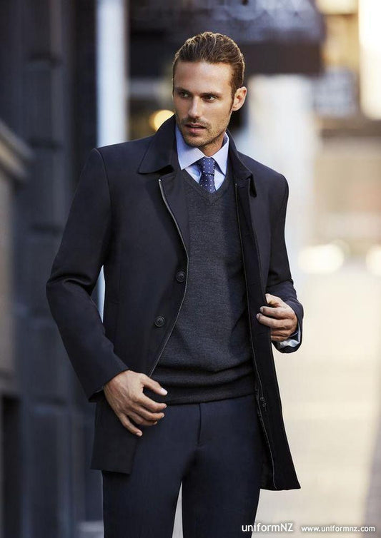 BC Men's Car Coat - Wool mix - Workwear Warehouse