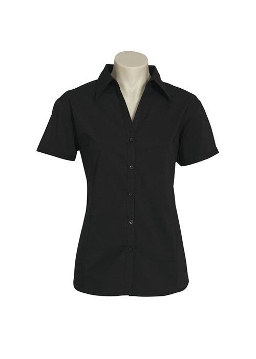 Biz Ladies Metro Shirt S/S Sleeve - Workwear Warehouse