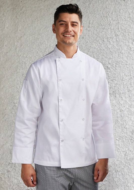 Biz Zest Mens L/S Chef Jacket
