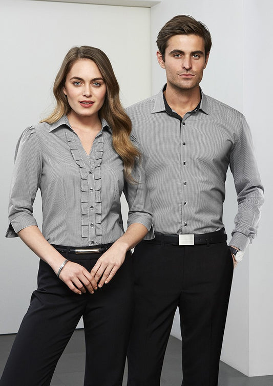 Biz Men’s Edge L/S Shirt - Workwear Warehouse