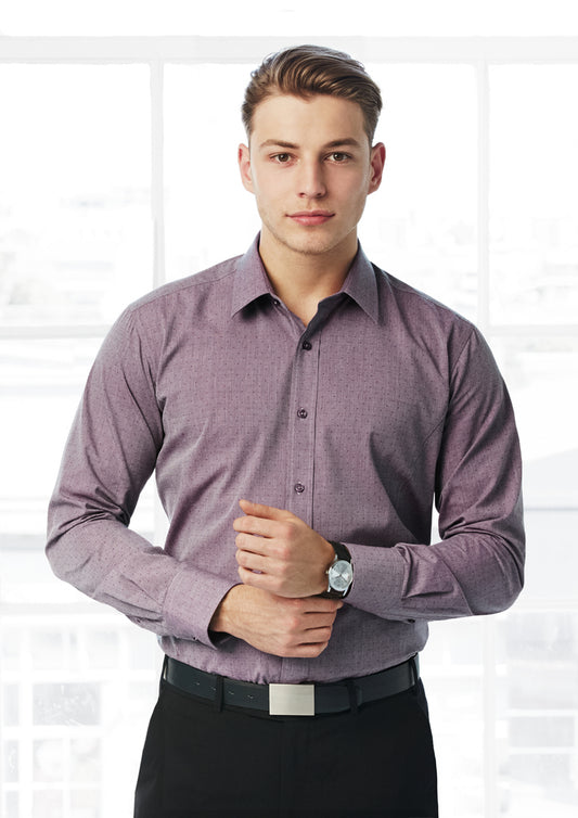Biz Men's Trend L/S Shirt - Workwear Warehouse
