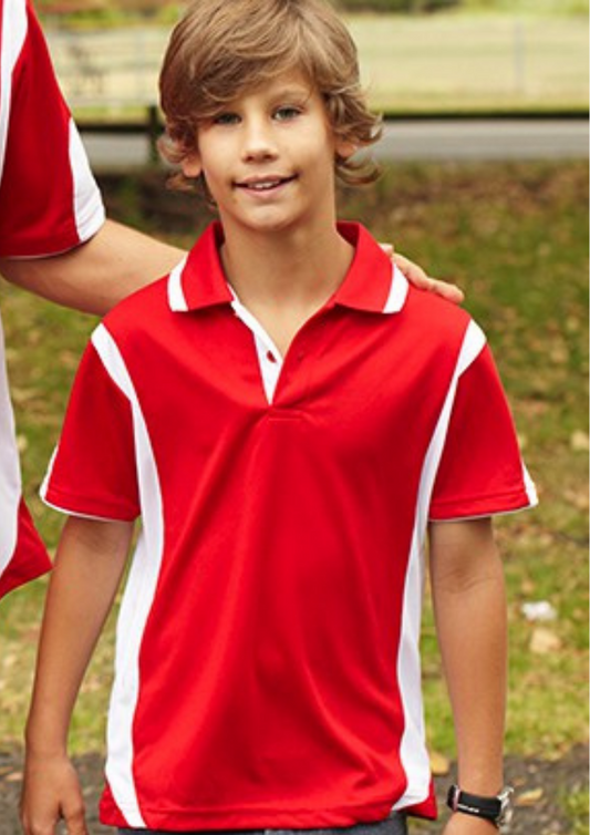 Bocini Breezeway Contrast Kids Polo (1st 13 Colours)