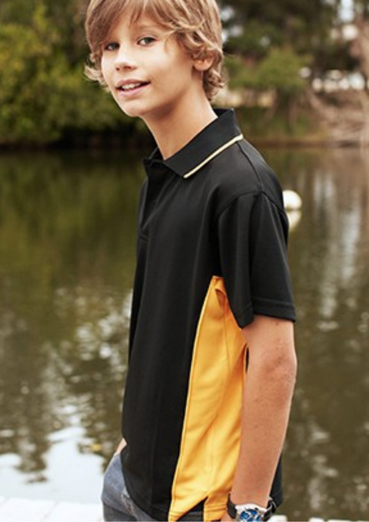 Bocini Breezeway Panel Kids Polo (1st 11 Colours)