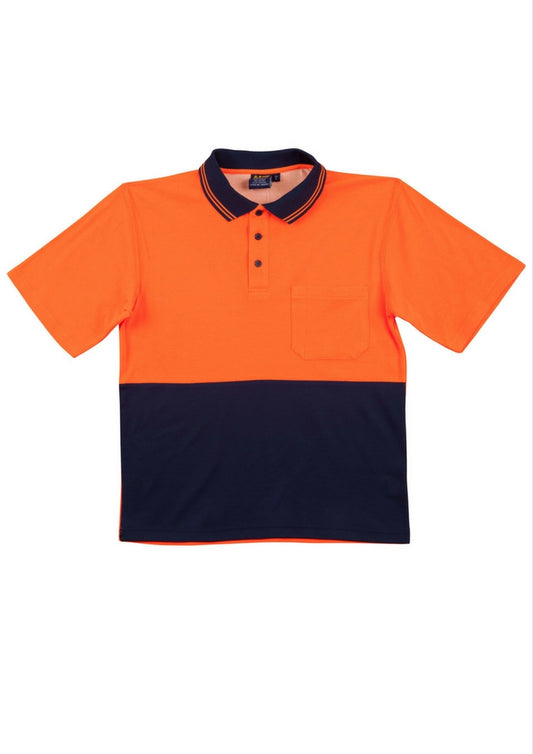 WS True Dry Cotton/Poly Safety Polo - Workwear Warehouse