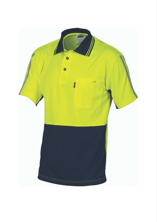 DNC Cool Breathe Stripe Polo - Workwear Warehouse
