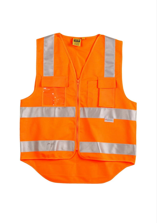WS Hi Vis Safety Vest with 3M Tape - Workwear Warehouse