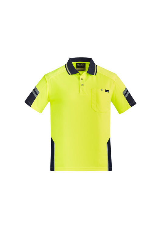 Mens Reinforced HIVIS Squad S/S Polo Shirt