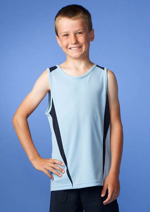 Eureka Kids Singlet (Dark) - Workwear Warehouse