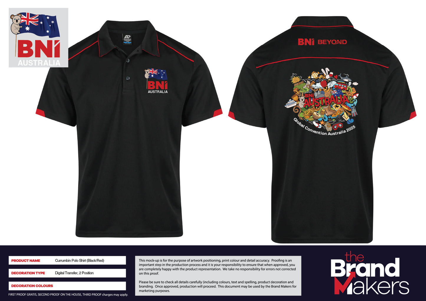 BNI Global Convention - Mens Polo Shirt