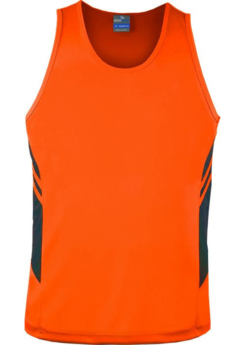 Tasman men’s Hi Viz singlet - Workwear Warehouse