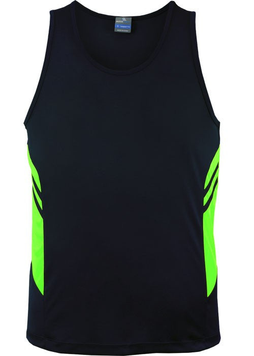 Tasman men’s Hi Viz singlet - Workwear Warehouse