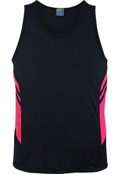 Tasman men’s Hi Viz singlet - Workwear Warehouse