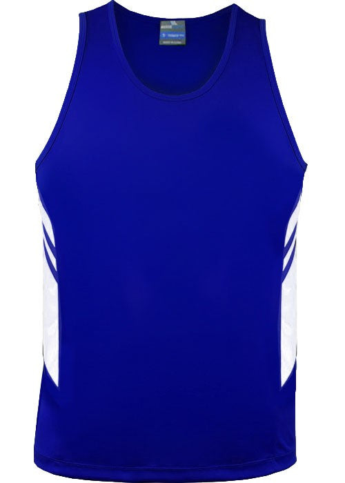 Tasman men’s singlet (Bright) - Workwear Warehouse