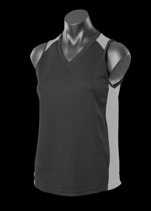 Premier ladies singlet (Dark) - Workwear Warehouse