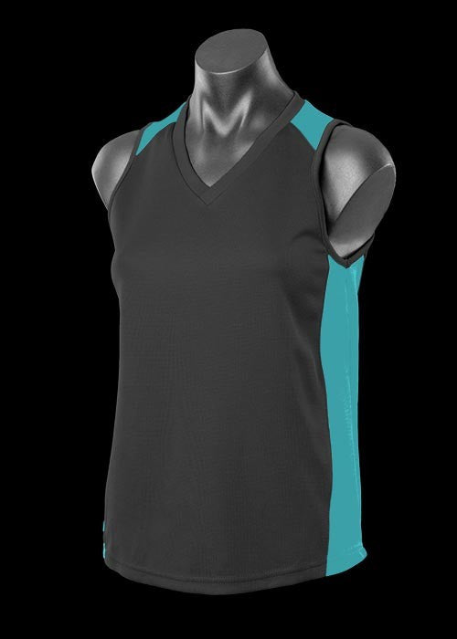 Premier ladies singlet (Dark) - Workwear Warehouse