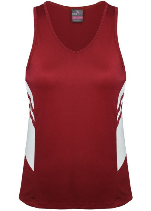 AP Ladies Tasman Singlet (1st 10 Colours) - Workwear Warehouse