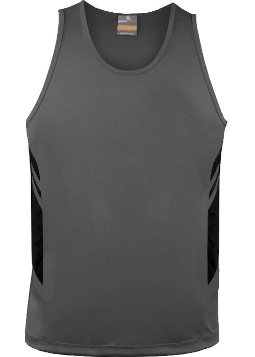 Tasman kids singlet (Dark) - Workwear Warehouse