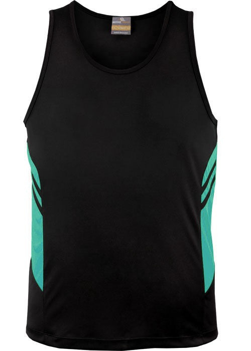 Tasman kids singlet (Dark) - Workwear Warehouse