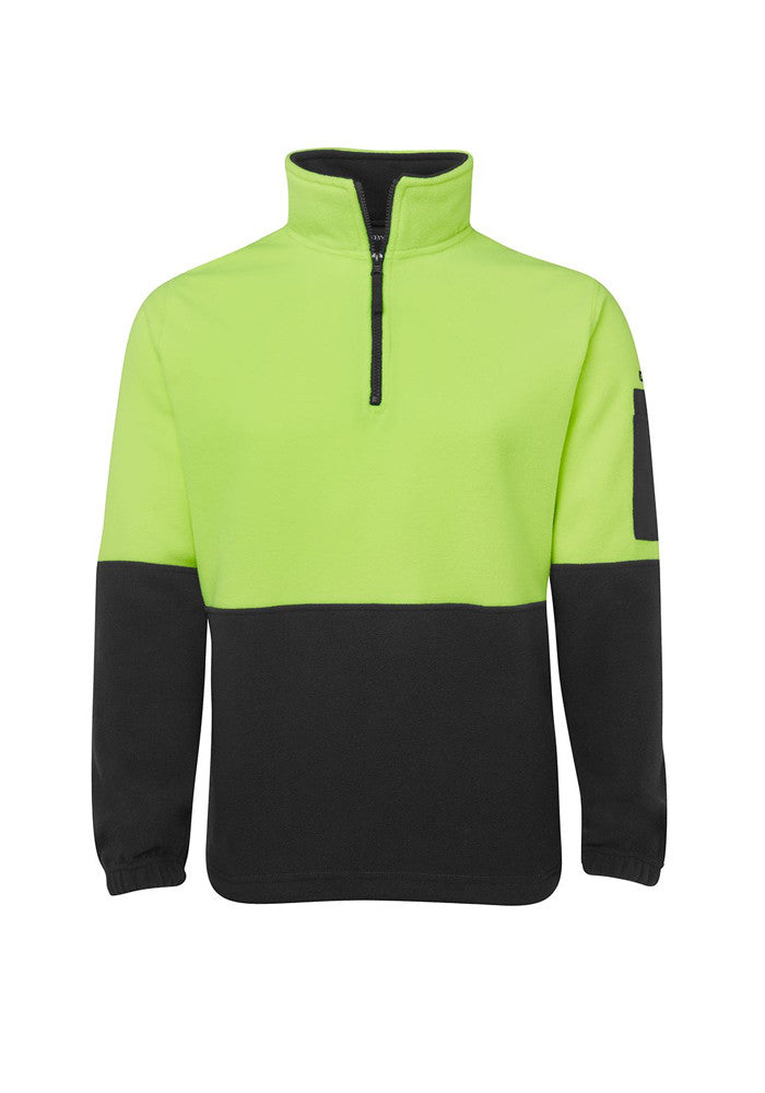 JB'S Hi Vis 1/2 Zip Polar - Workwear Warehouse
