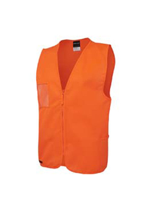 JBs Hi Vis Zip Safety Vest - Workwear Warehouse
