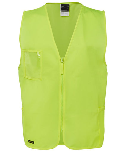 JBs Hi Vis Zip Safety Vest - Workwear Warehouse