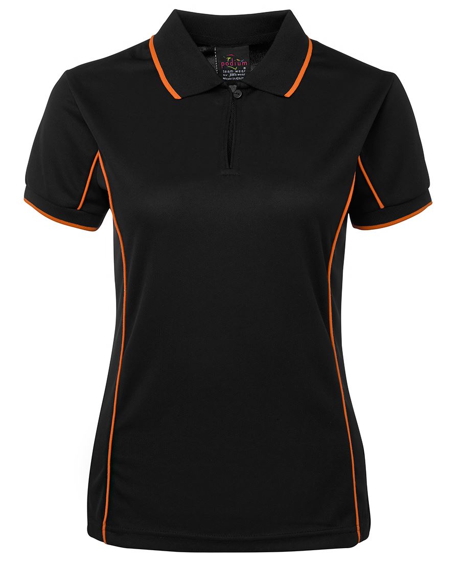 JBs Ladies Piping Polo (2nd 11 Colours) - Workwear Warehouse