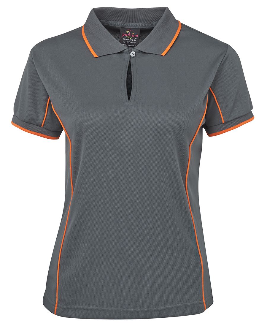 JBs Ladies Piping Polo (1st 11 Colours) - Workwear Warehouse
