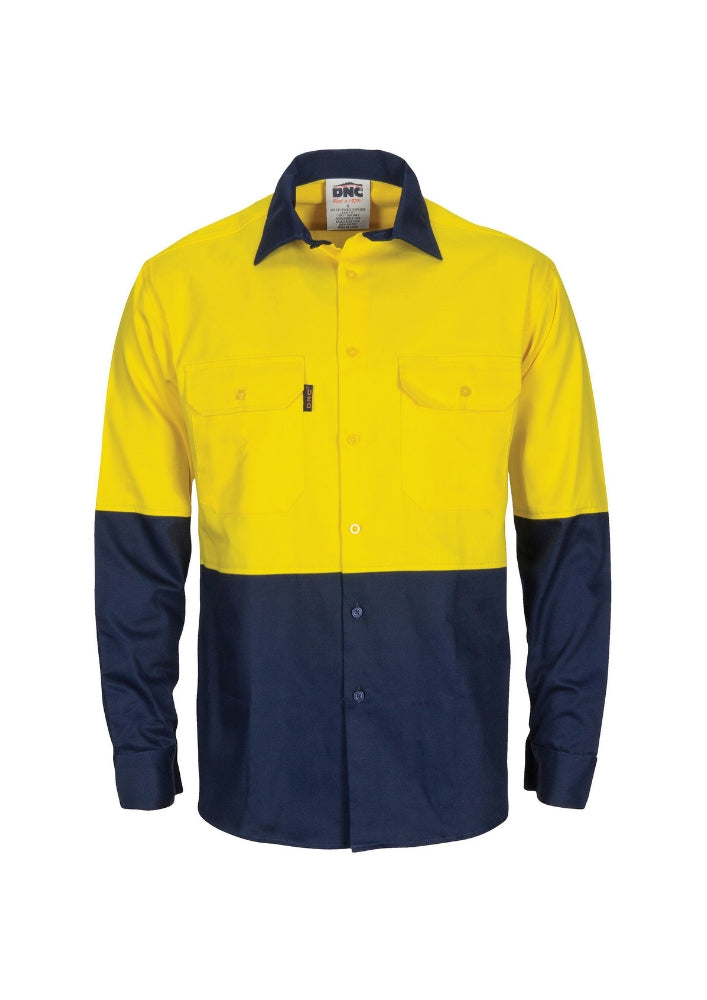 DNC Lightweight Vented Shirt with Gusset Sleeves - Workwear Warehouse