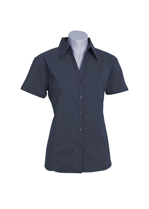 Biz Ladies Metro Shirt S/S Sleeve - Workwear Warehouse