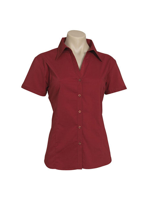 Biz Ladies Metro Shirt S/S Sleeve - Workwear Warehouse