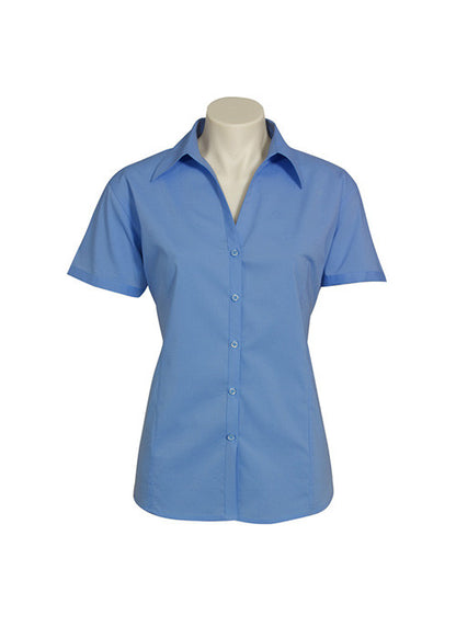 Biz Ladies Metro Shirt S/S Sleeve - Workwear Warehouse