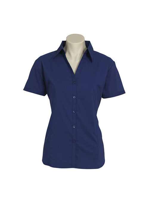 Biz Ladies Metro Shirt S/S Sleeve - Workwear Warehouse