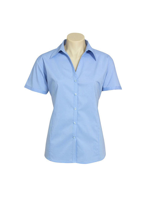 Biz Ladies Metro Shirt S/S Sleeve - Workwear Warehouse