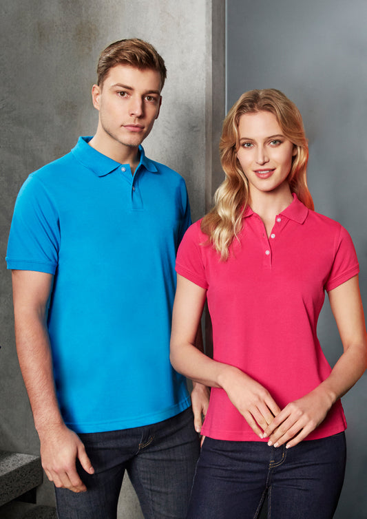 Biz Men's Neon Slim Fit Polo - Workwear Warehouse