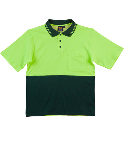 WS True Dry Cotton/Poly Safety Polo - Workwear Warehouse