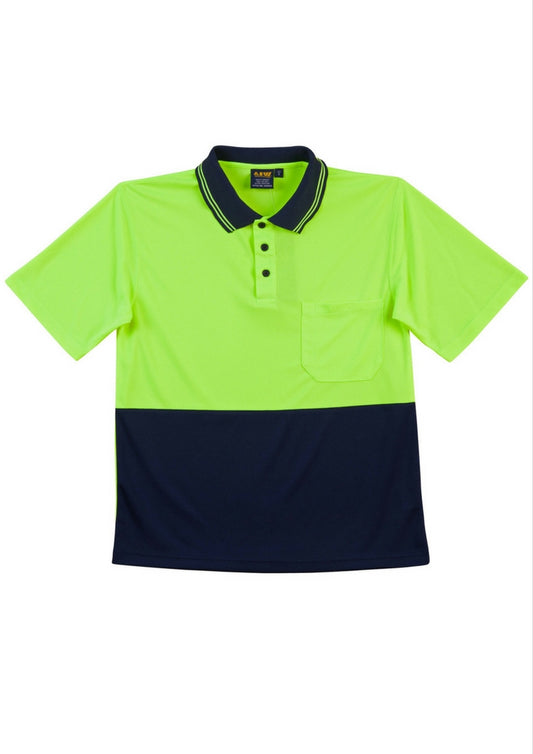 WS Cool Dry Micromesh Safety Polo - Workwear Warehouse