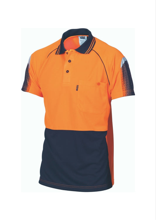 DNC Cool Breathe Sublimated Piping Polo - Workwear Warehouse