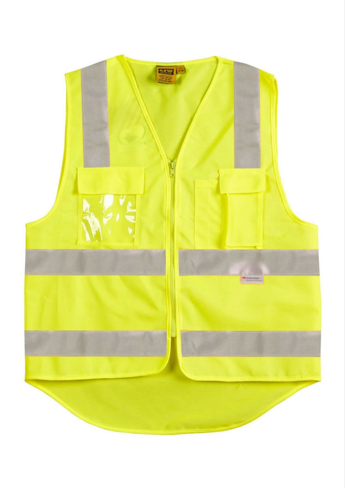 WS Hi Vis Safety Vest with 3M Tape - Workwear Warehouse