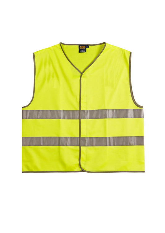 WS Hi Vis Safety Vest with Reflective Tape - Workwear Warehouse