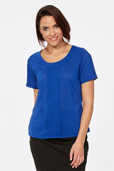 CR Ladies Jewel S/S Blouse - Workwear Warehouse