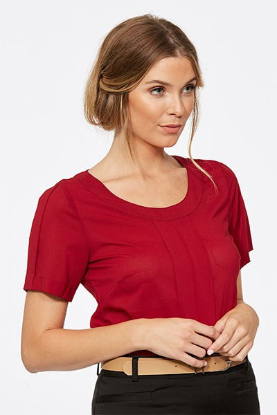 CR Ladies Jewel S/S Blouse - Workwear Warehouse