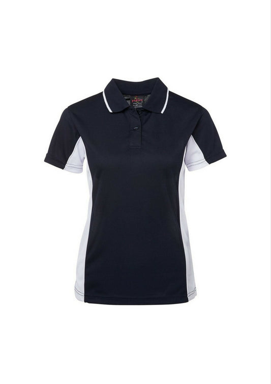 JBs Ladies Poly Contrast Polo - Workwear Warehouse